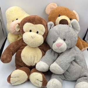 Lot of 4 TY Pluffie Stuffed Animals